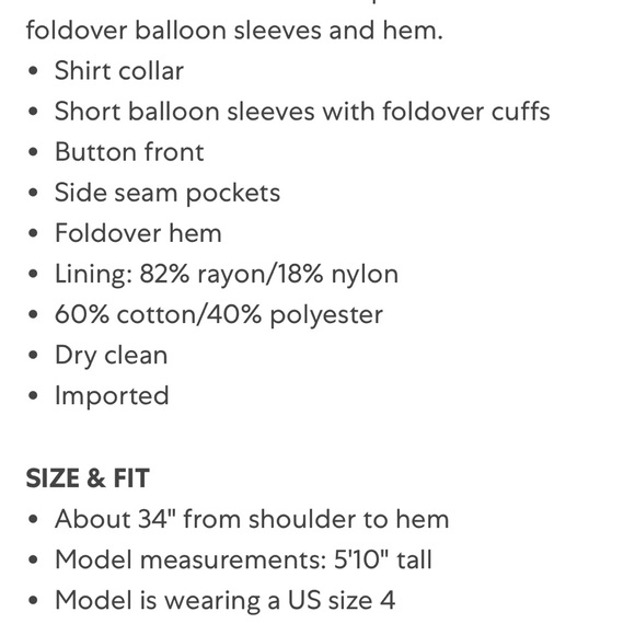 Cleo Balloon Mini Dress- Blue Balloon Mini Shirt Dress! - Picture 10 of 11